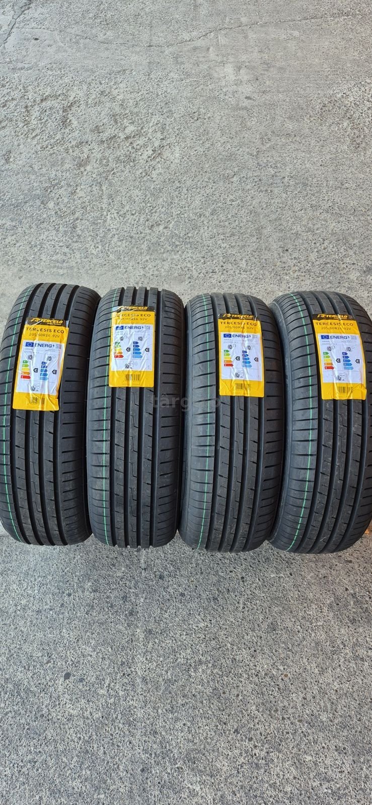 4 anvelope vara noi Tercelo 205/60/16,dot 2025.Pretul este pe bucata.