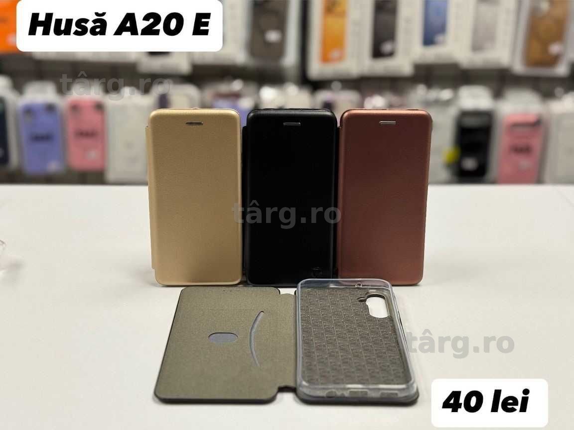 Husa tip carte , folie, cablu, incarcator Samsung A20E 2