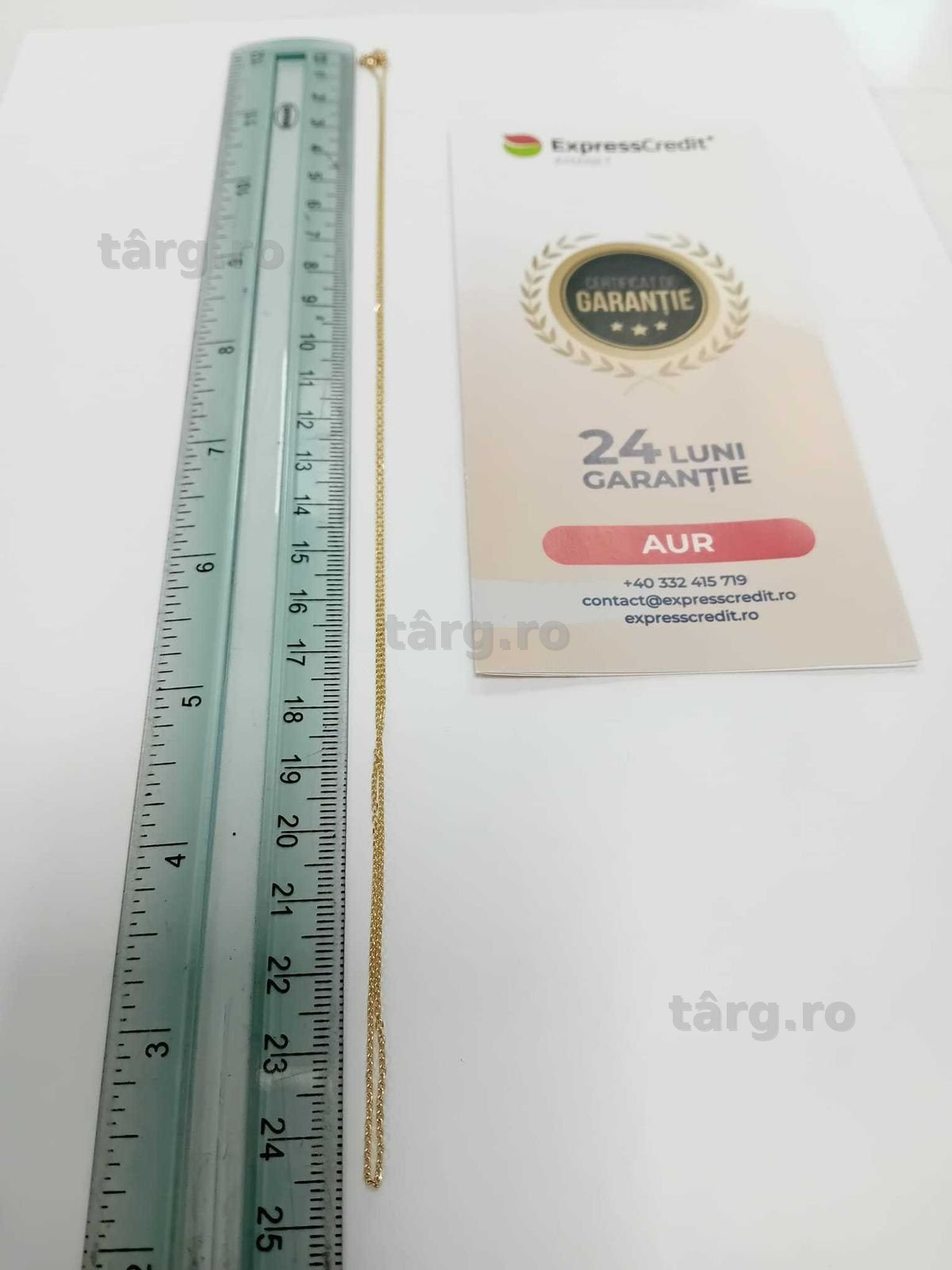 (Ag33) Lant Aur 14K / Garantie 2 ani 2