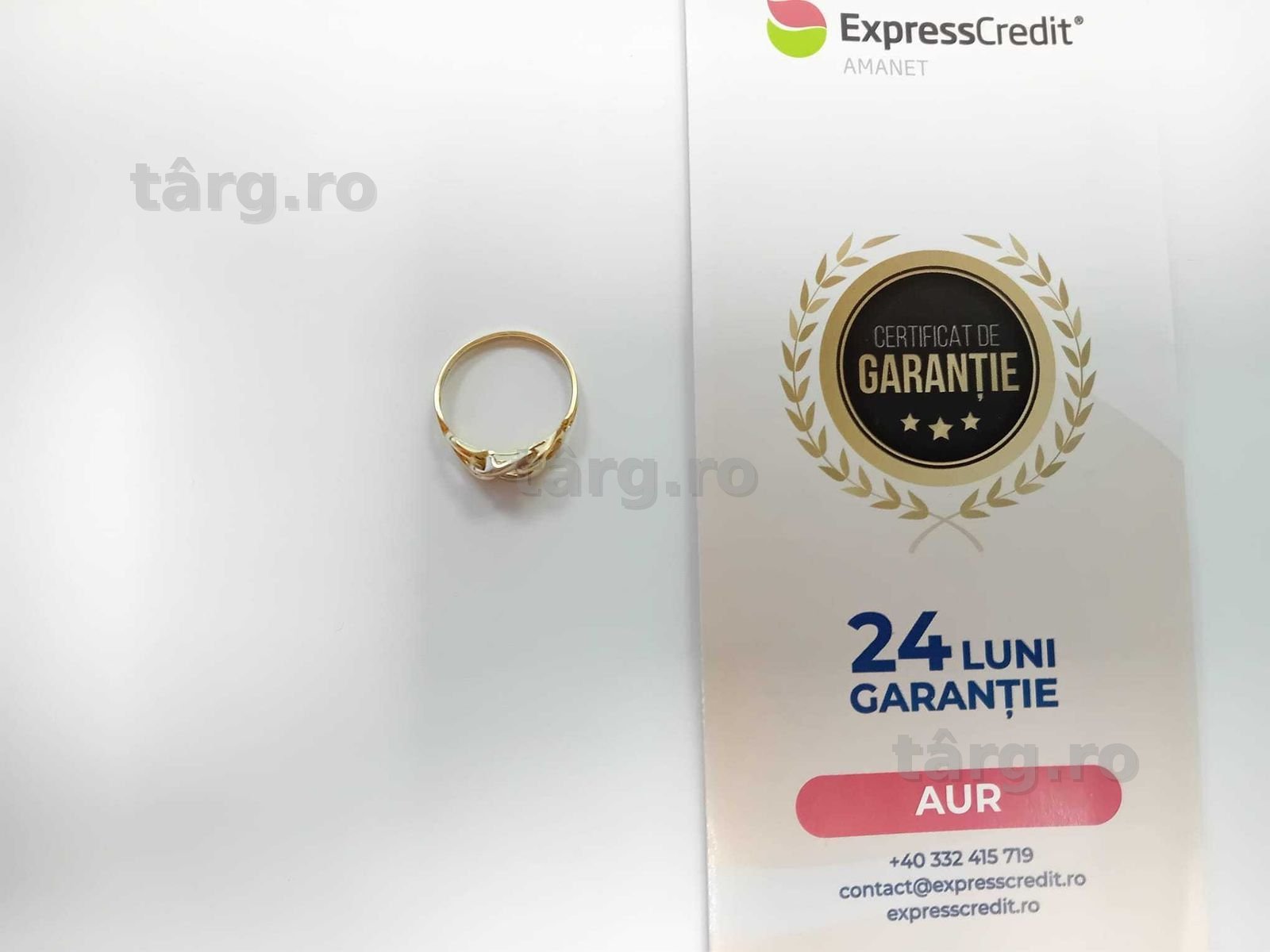 (Ag33) Inel Aur 18K/Garantie 2 ani 3