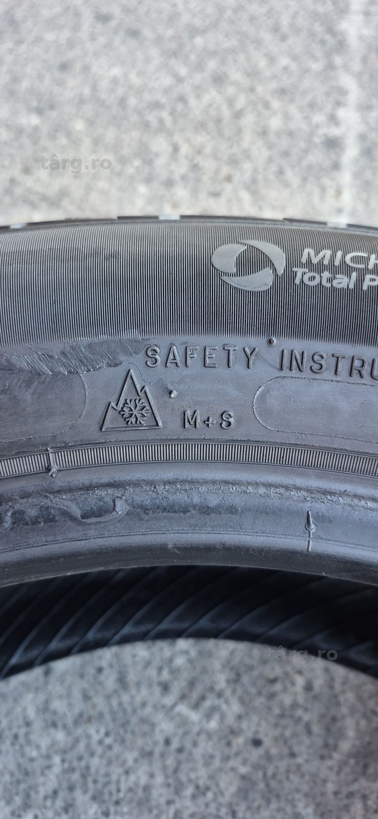 4 anvelope iarna runflat Michelin 245/50/19.Pretul este pe bucata. 6