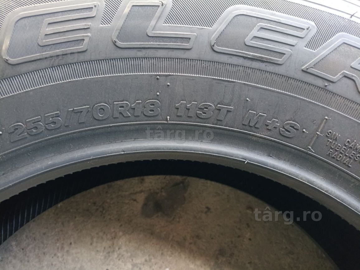 2 anvelope mixte Bridgestone 255/70 R18 dot 0221 6