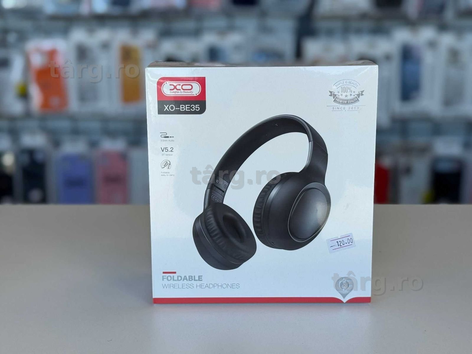 Casti Wireless, Capacitate 200mAh, Autonomie 15 ore, Microfon 5