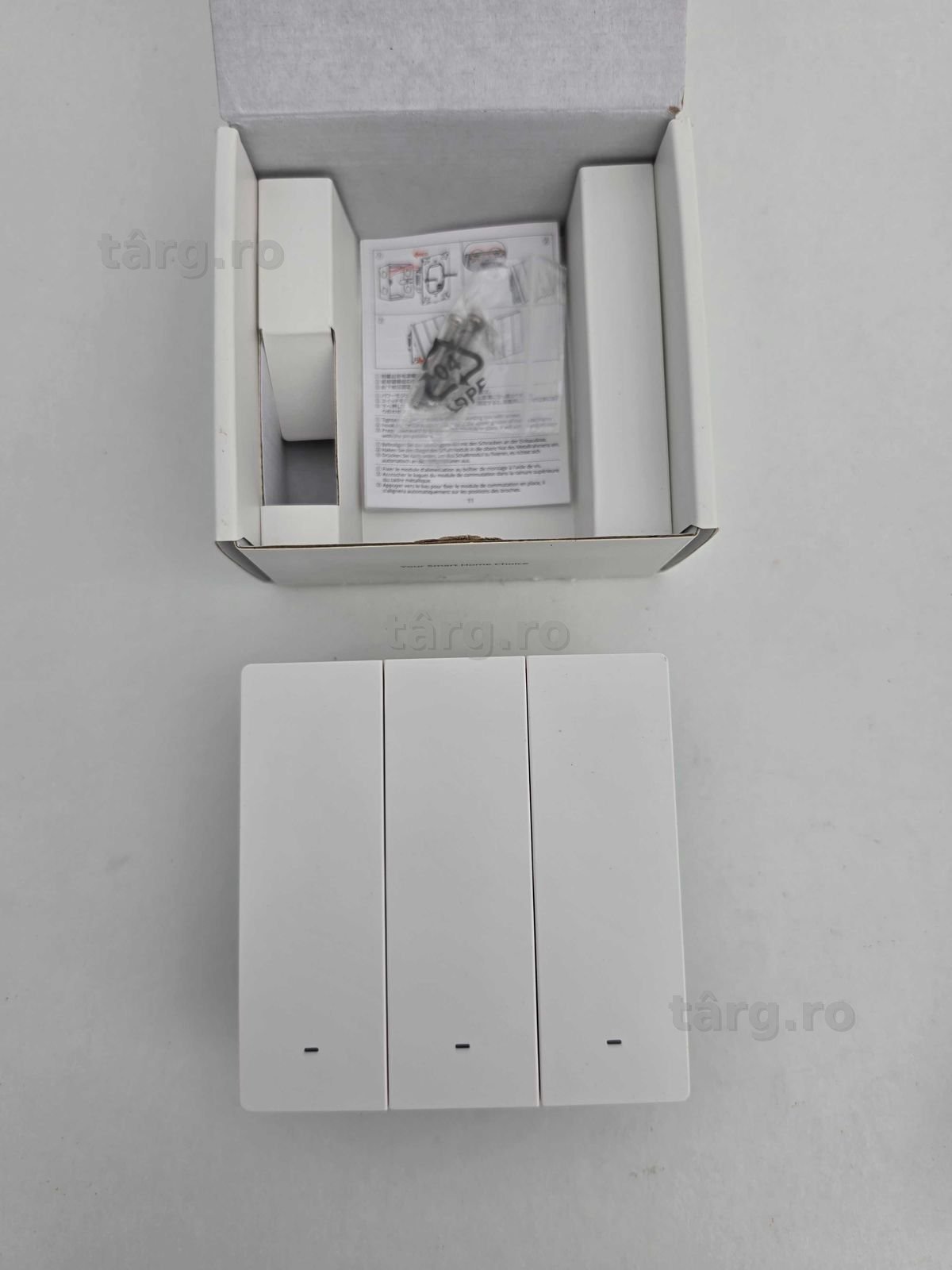 Întrerupator inteligent SONOFF SwitchMan M5 Zigbee, 3 canale