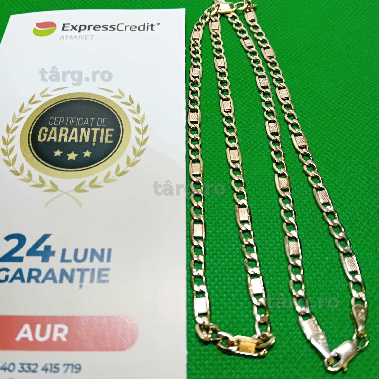 Lant aur 14k 8.15 gr (AG4 Dacia b.51824.1)Garantie 2 ani