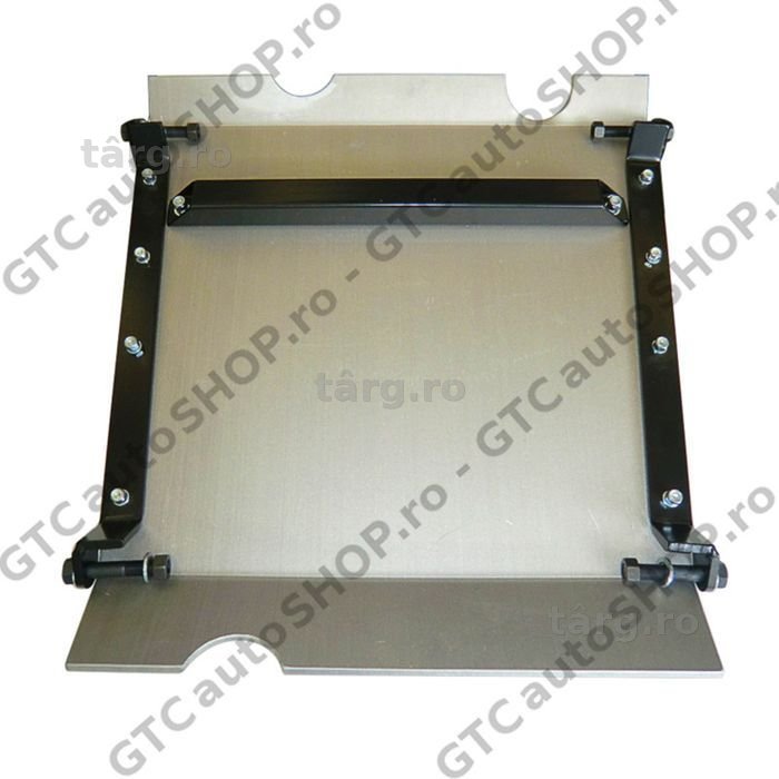 Scut central aluminiu Raptor 4x4 pentru LC70 far patrat