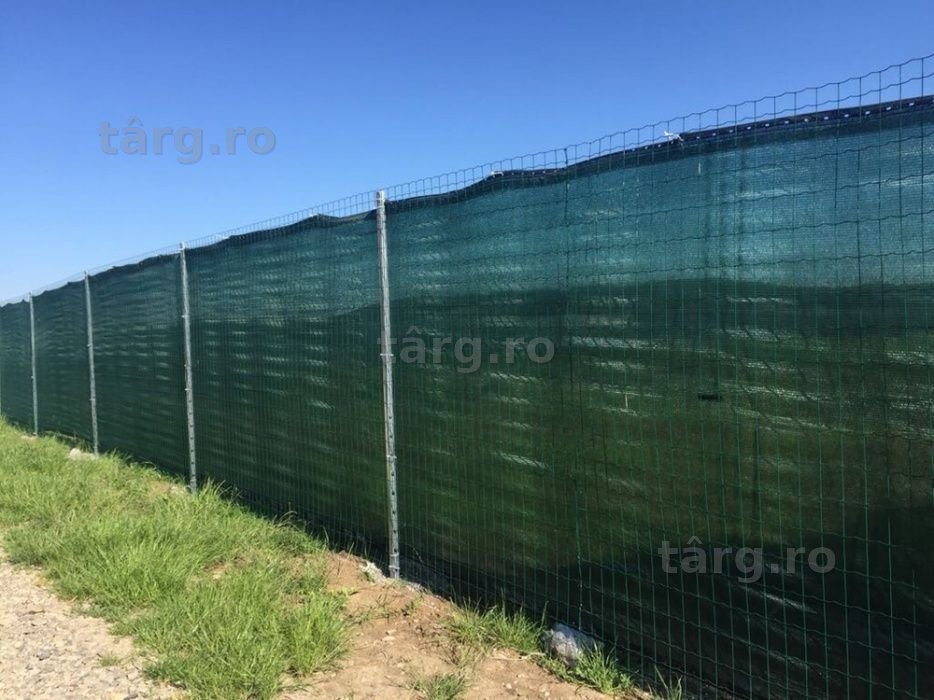Plasa verde pentru gard / antivant / antipraf/ protectie / mascare