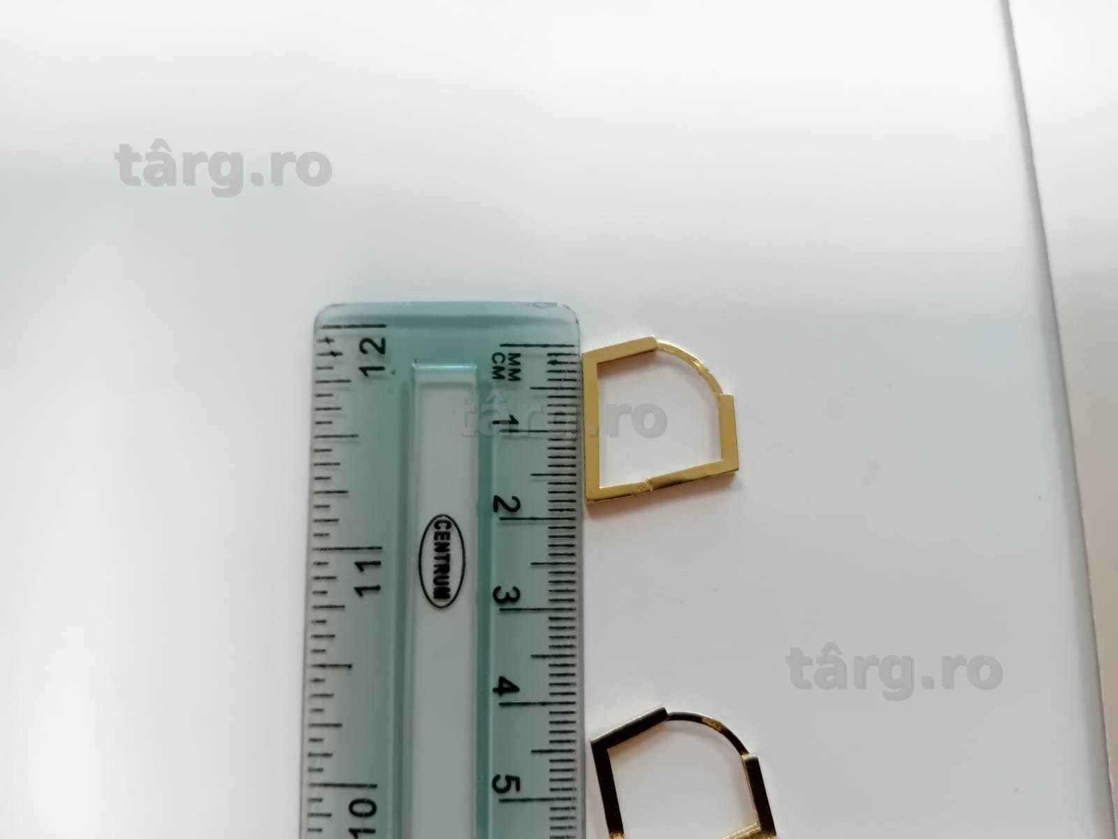 (AG33) Cercei Aur 14K / Garantie 2 Ani. 2