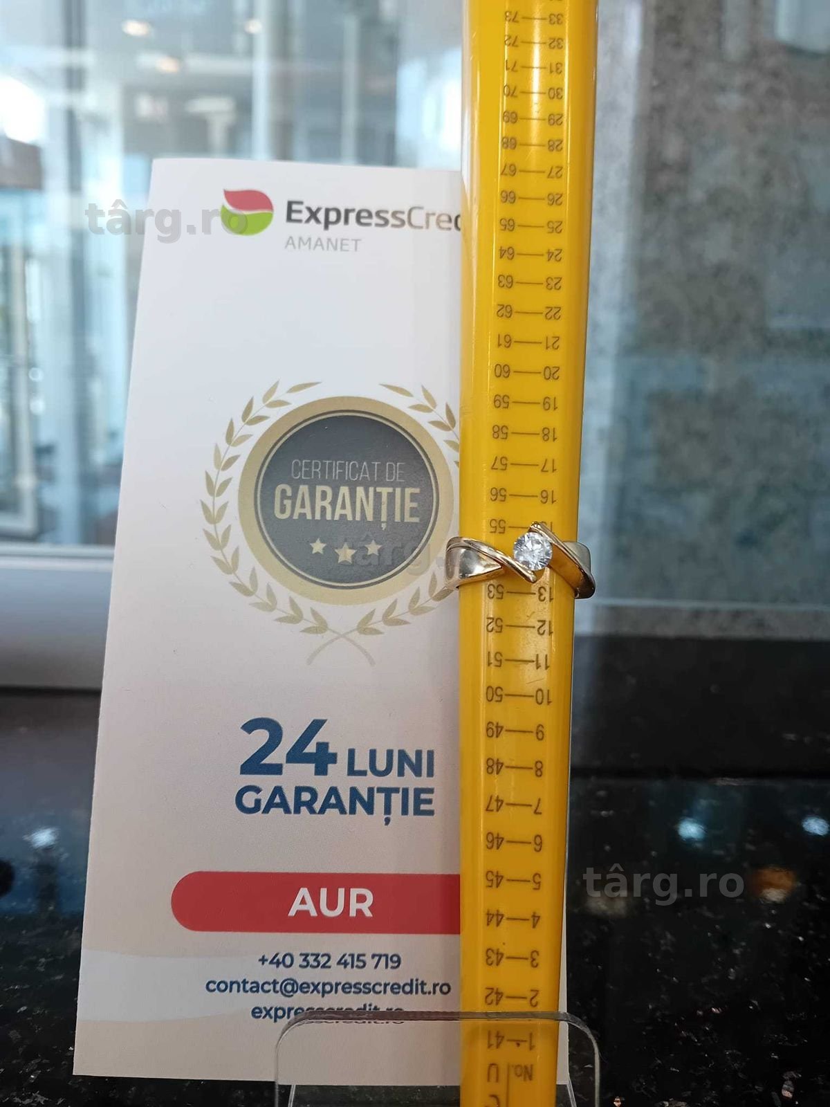 Inel aur 14k 5.25g 14/54 (Iulius Mall)(B-487.1) Garantie 2 ani!