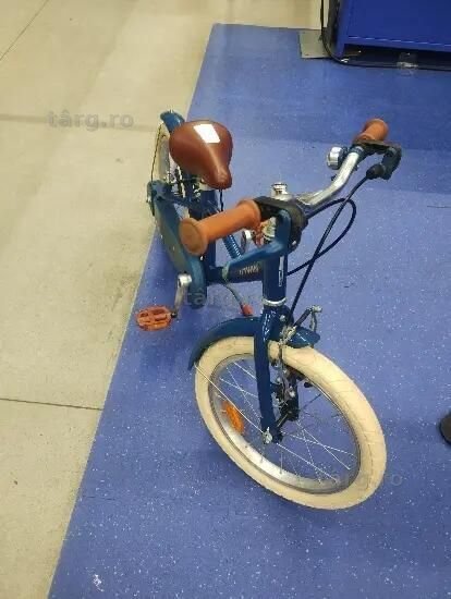 Bicicletă City 900 16'' albastru copii 105 - (SecondHand) Decathlon