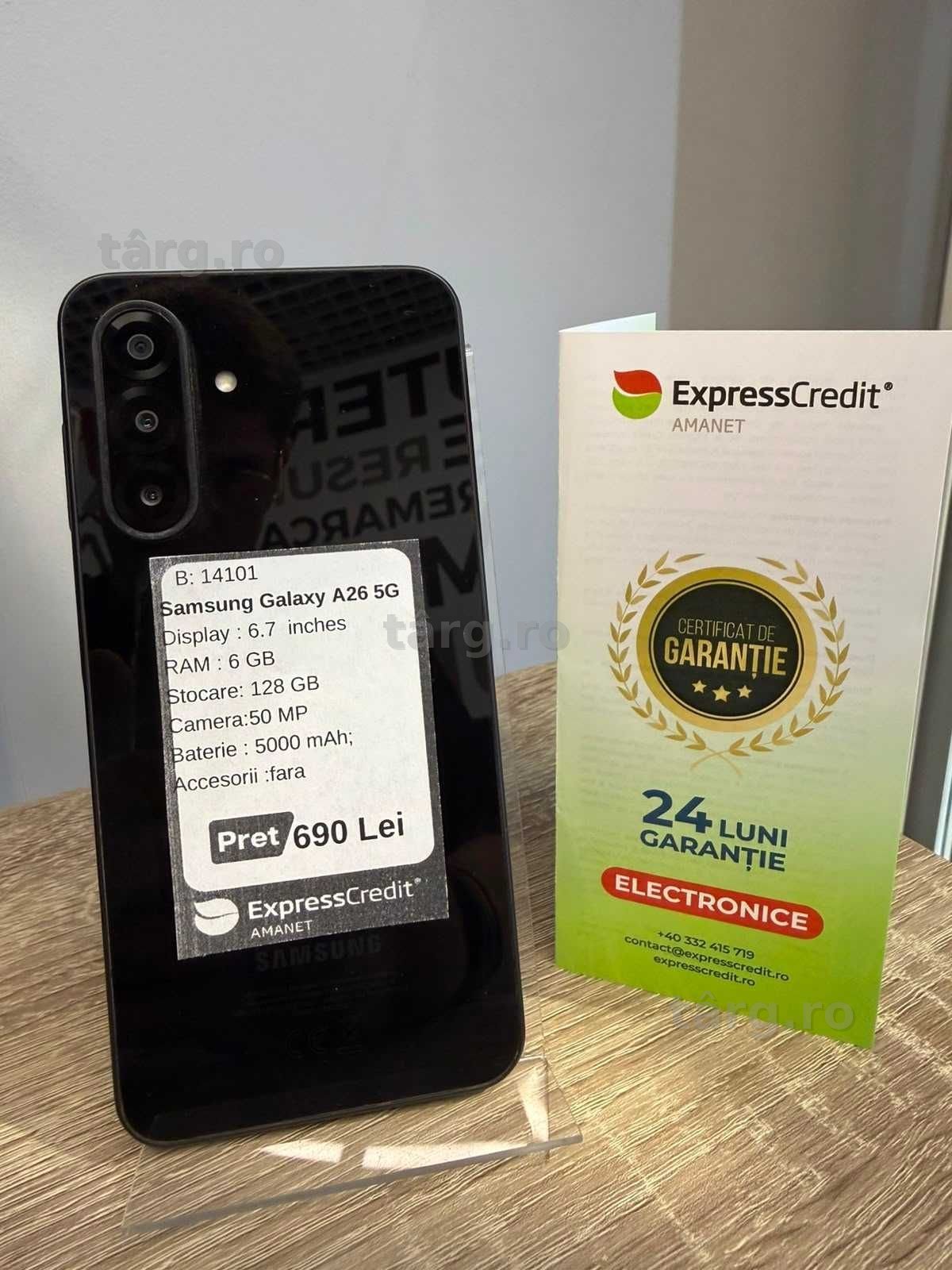 (AG42) Samsung Galaxy A26 b14101 - Garantie 2 ani!