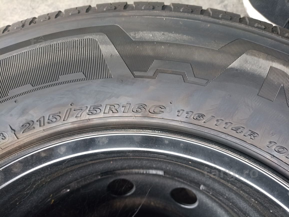 4 jante R16 compatibile Fiat Ducato echipate Nexen 215/75 R16C dot5023 5