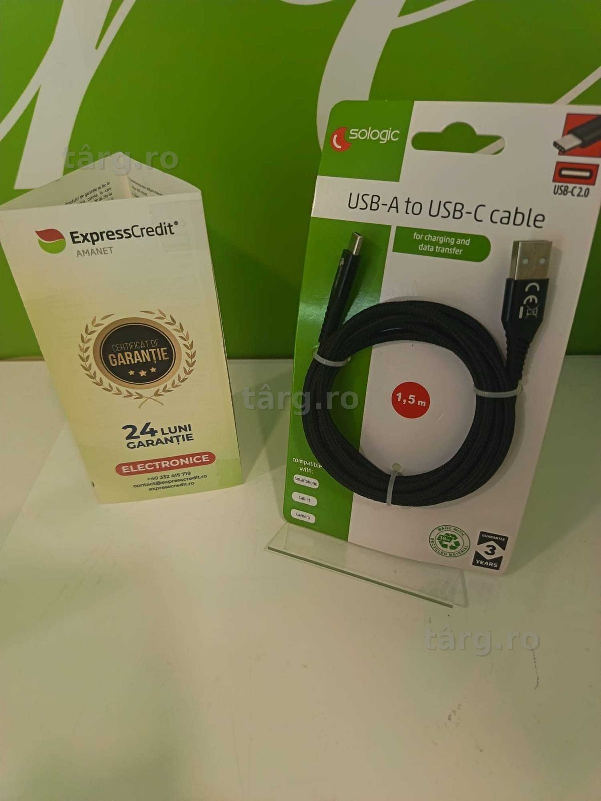 (AG41) Cablu de incarcare tip C B47705 - Garantie 2 ani!