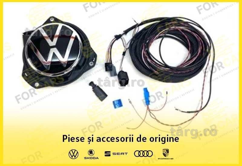 Cameră marșarier VW Golf 8 VIII 5H Camera Spate Originală Emblemă Flip