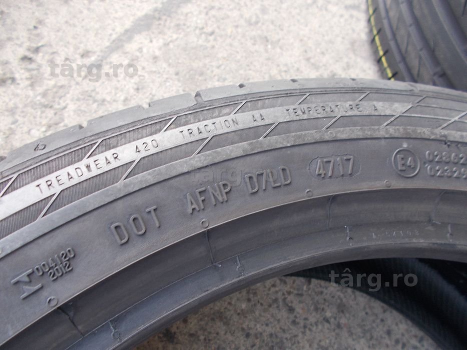 set anvelope vara 235 45 cu 255 40 20 Continental profil 6,5mm 7