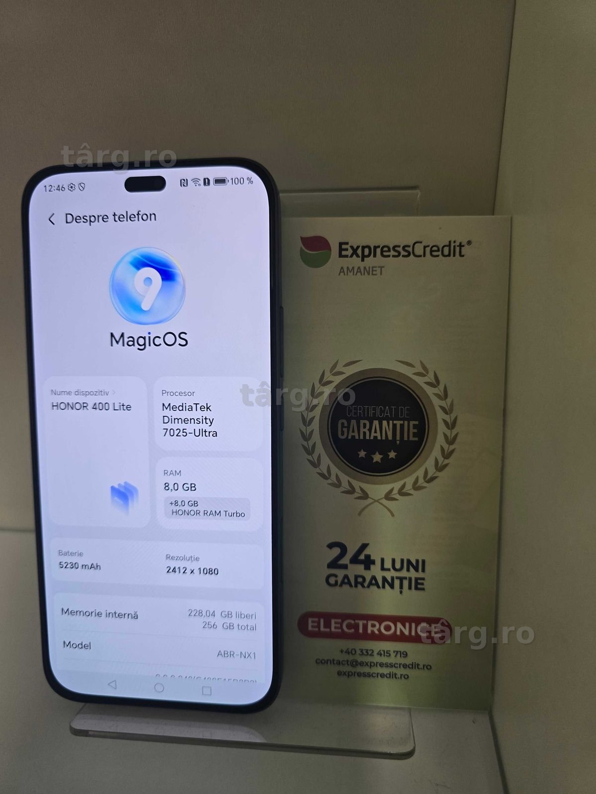 Telefon Honor 400 Lite (Ag 29 Siraj ) B35123 / Garantie 2 Ani !!
