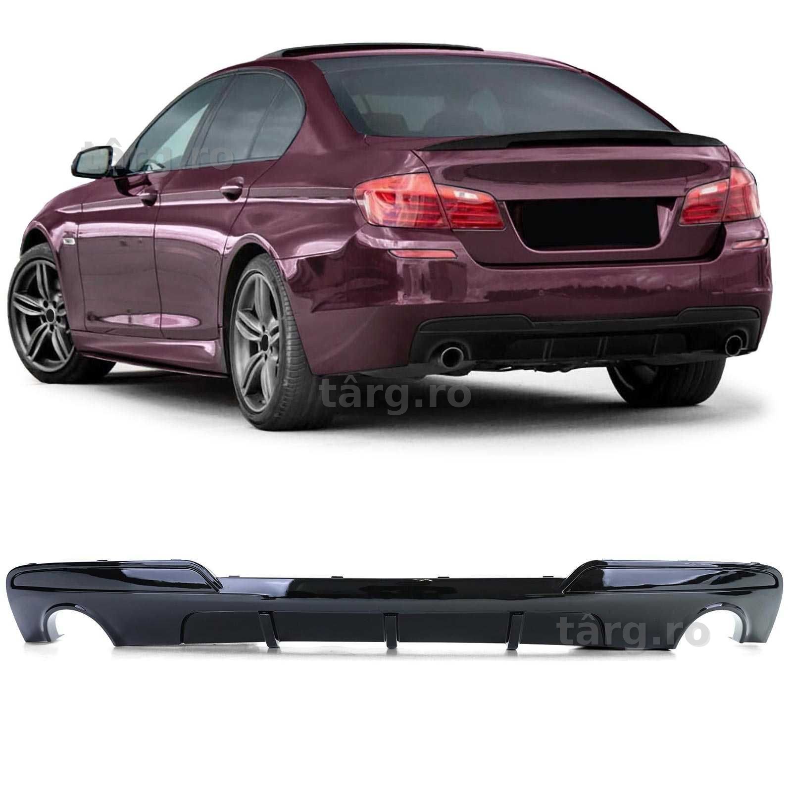 Difuzor Bara Spate BMW F10 535i 535d 10-17 M-Performace Negru lucios