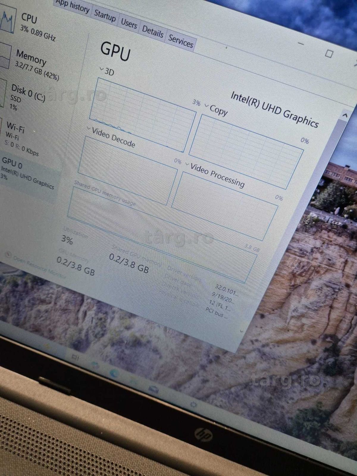 Hope Amanet P10/Laptop HP RTL8822CE i3 SSD 4