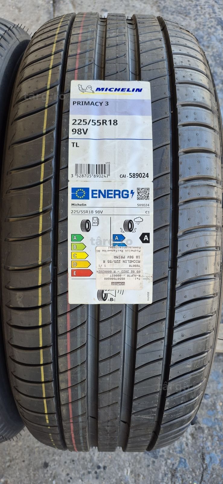 2 anvelope vara noi Michelin 225/55/18,dot 2023.Pretul este pe bucata. 2