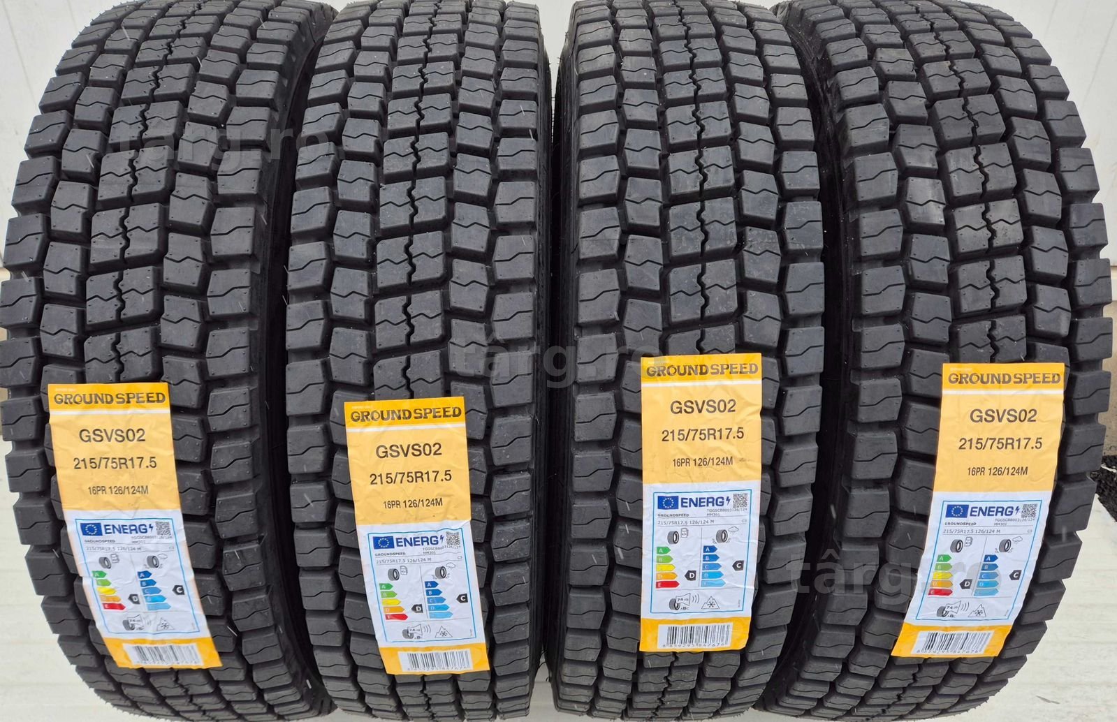 215/75 R17.5, 126M, GROUNDSPEED GSVS02 16PR, Anvelope tractiune M+S
