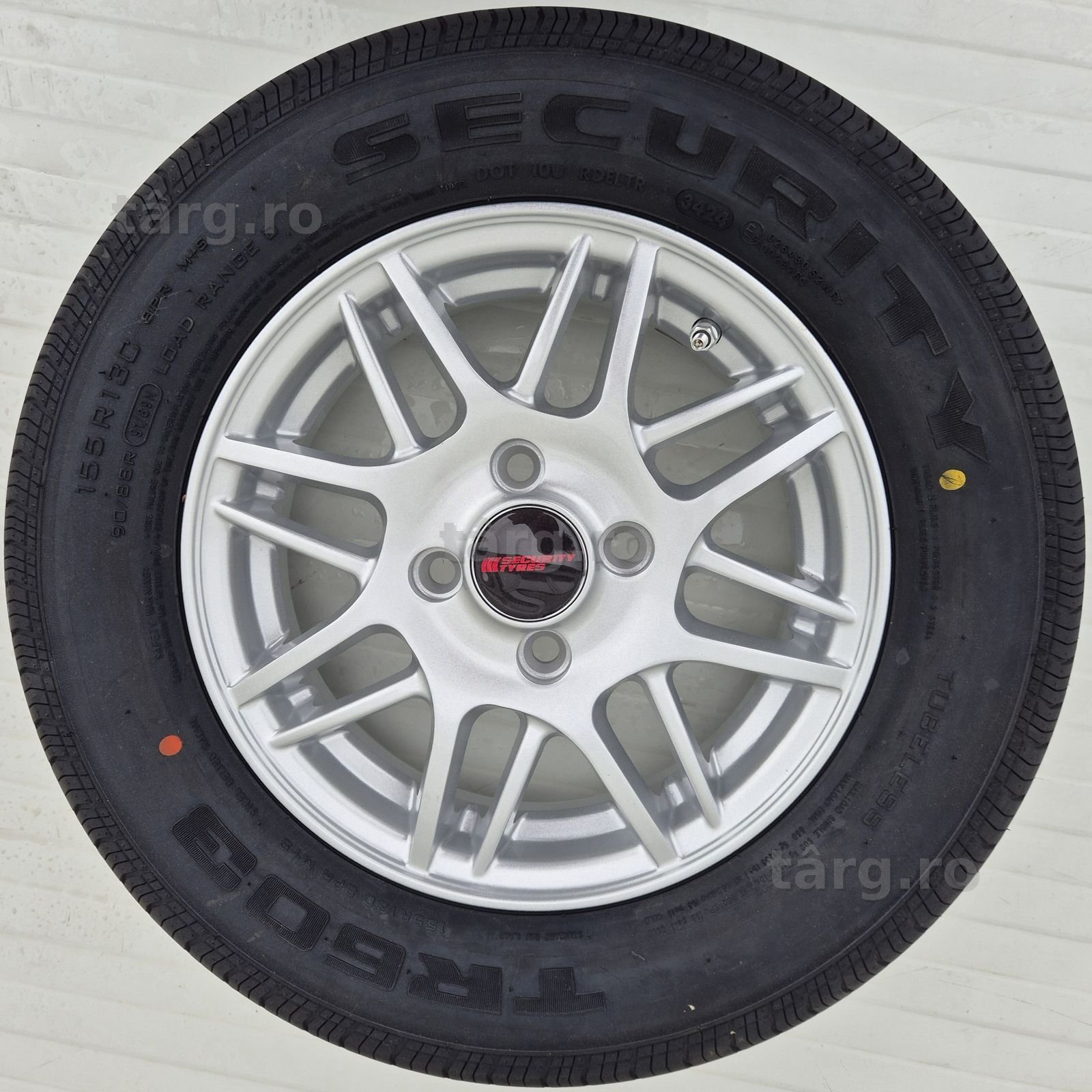 Roata remorca 155 R13C 91N,Anvelopa SECURITY M+S Janta aliaj 4Jx13
