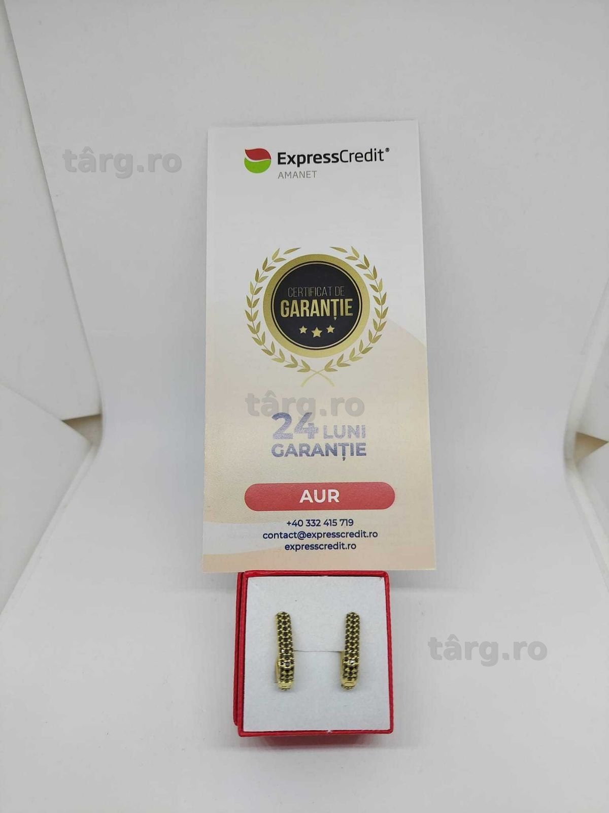 Cercei aur 14k 4.22g [34648.1/30 Pacurari 2] 5