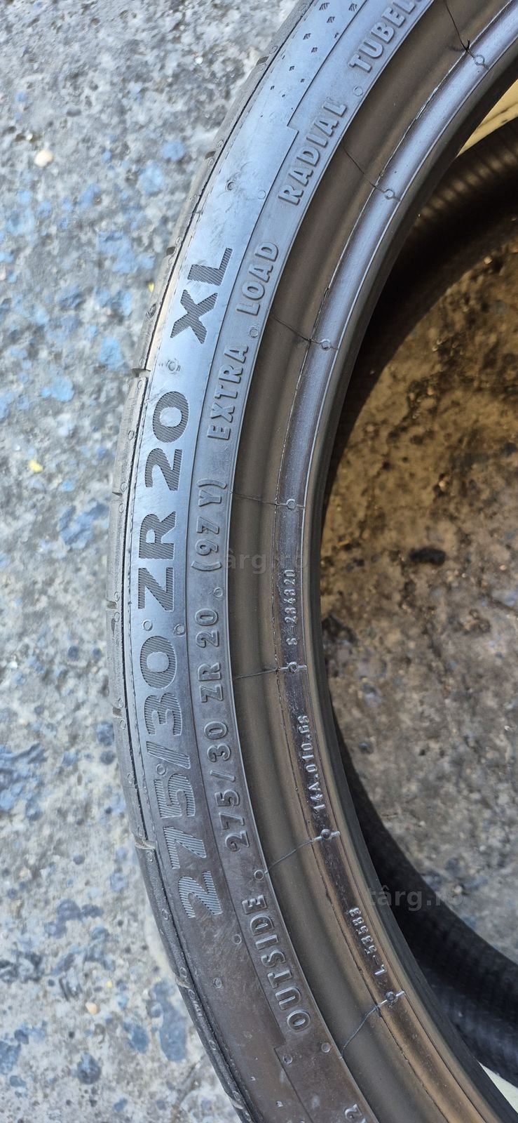 4 anvelope vara,fata Michelin 245/35/20,dot 2022,spate Continental  275/30/20,dot 2024.Pretul este pe bucata. 8