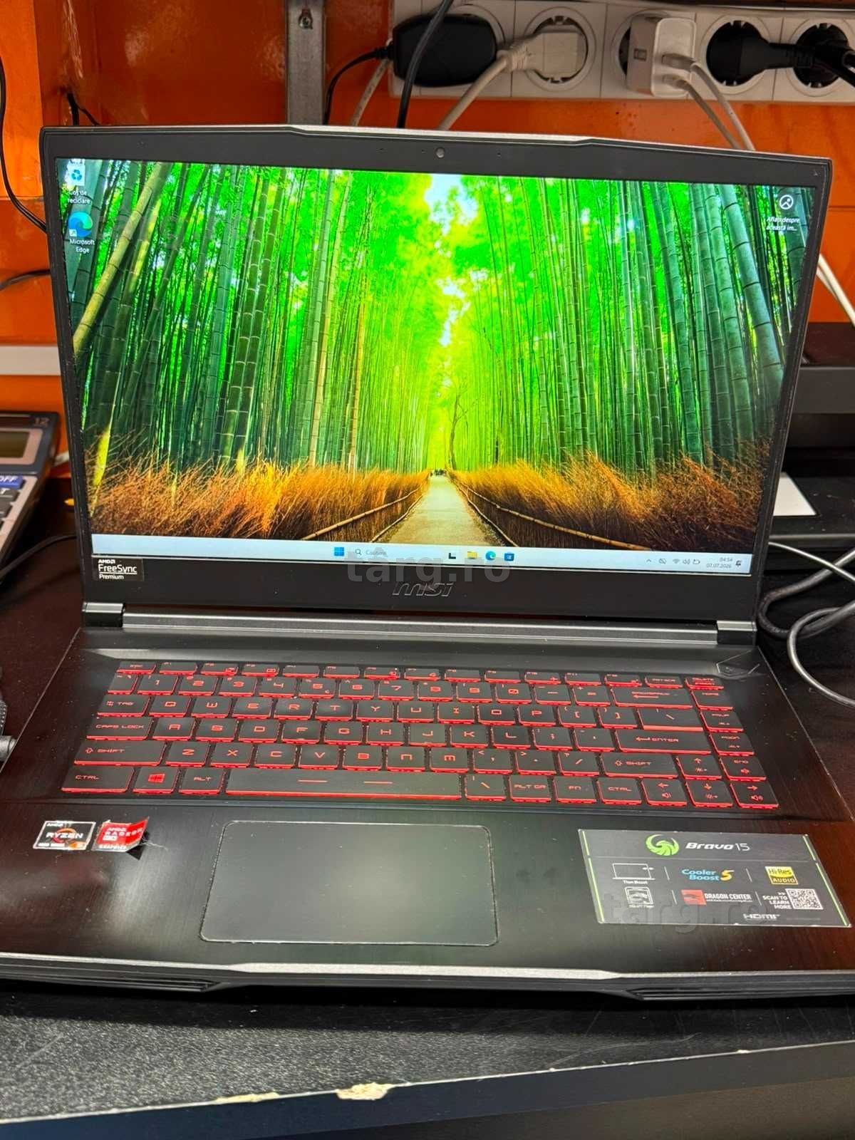 HOPE AMANET P2-  Laptop Msi Brava15 / Amd Ryzen 5 4600H / 8GB RAM / 256GB SSD
