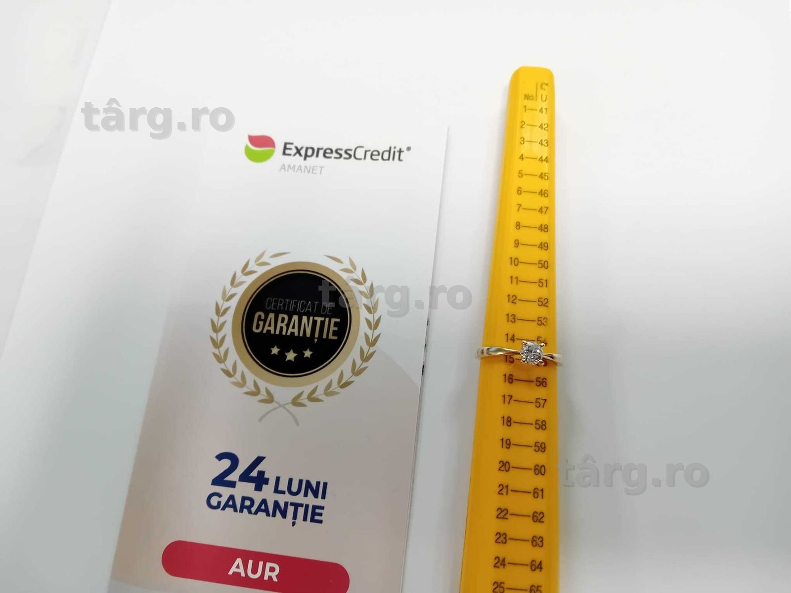 (Ag33) Inel Aur 14K/Garantie 2 ani 3
