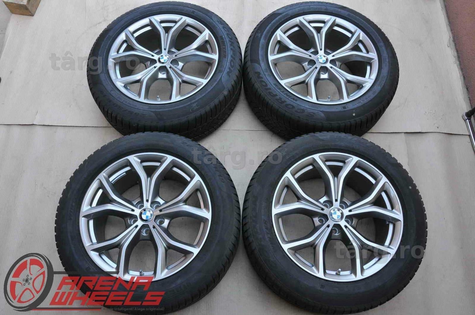 Roti Iarna 19 inch Originale BMW X5 G05 X6 G06 Pirelli 265/50 R19 Grey