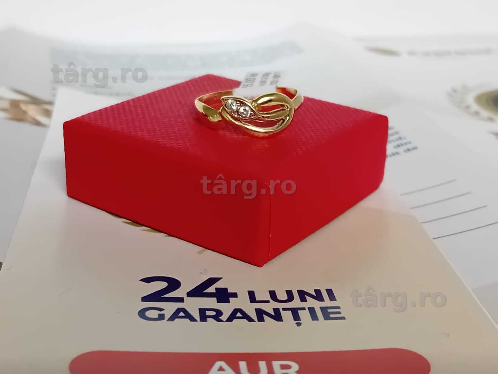 Inel aur 14k[Tomesti-b:32723.1]-Garantie 2ani!