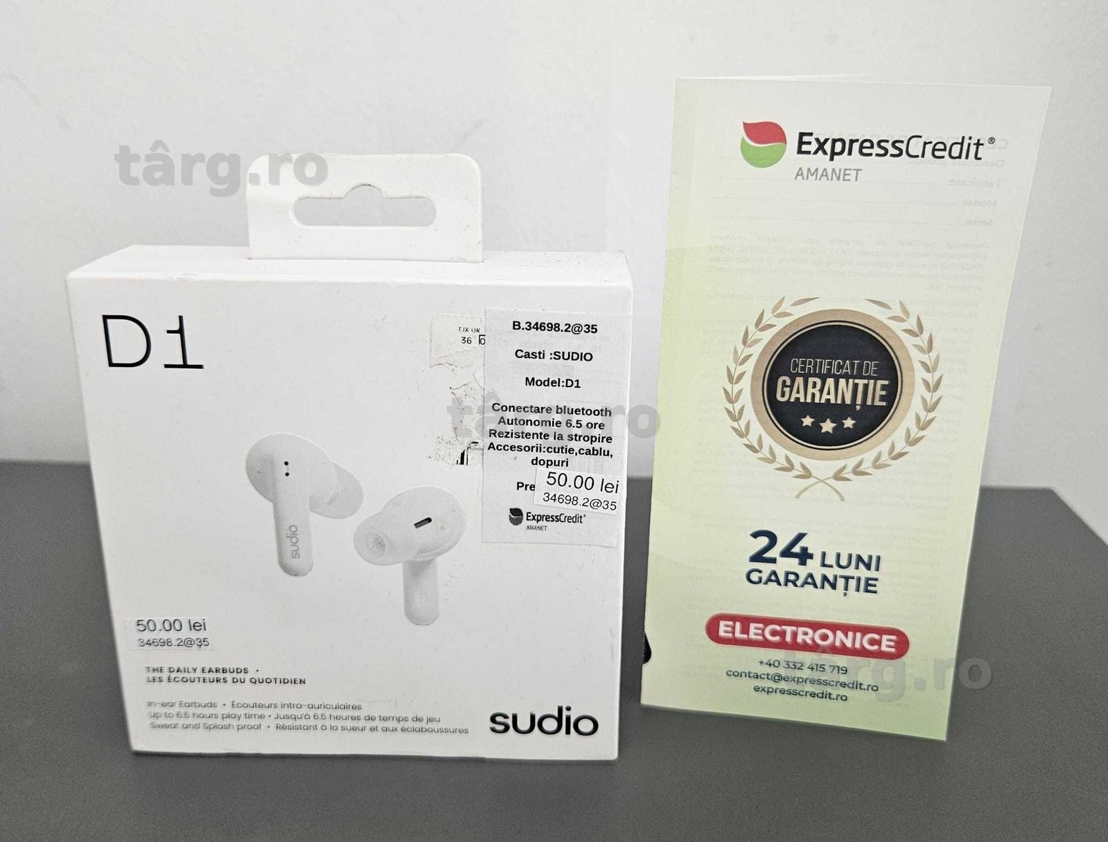 Casti Sudio D1 (AG32 B34698.2-ag35) 2 ANI GARANTIE!