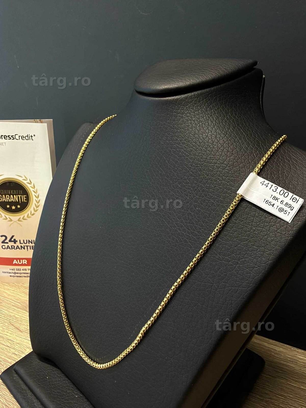 [AG51] Lant aur 18k 6.89g B1654.1 - Garantie 2 ani! 2