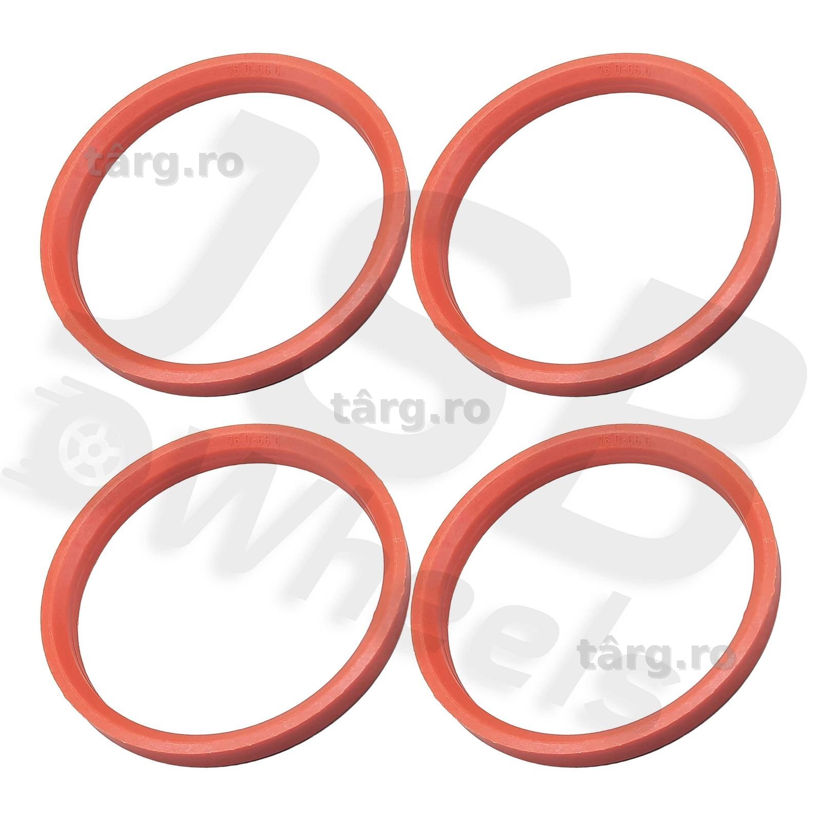 Set inele de centrare ghidaj jante noi 76-66.6 Mercedes