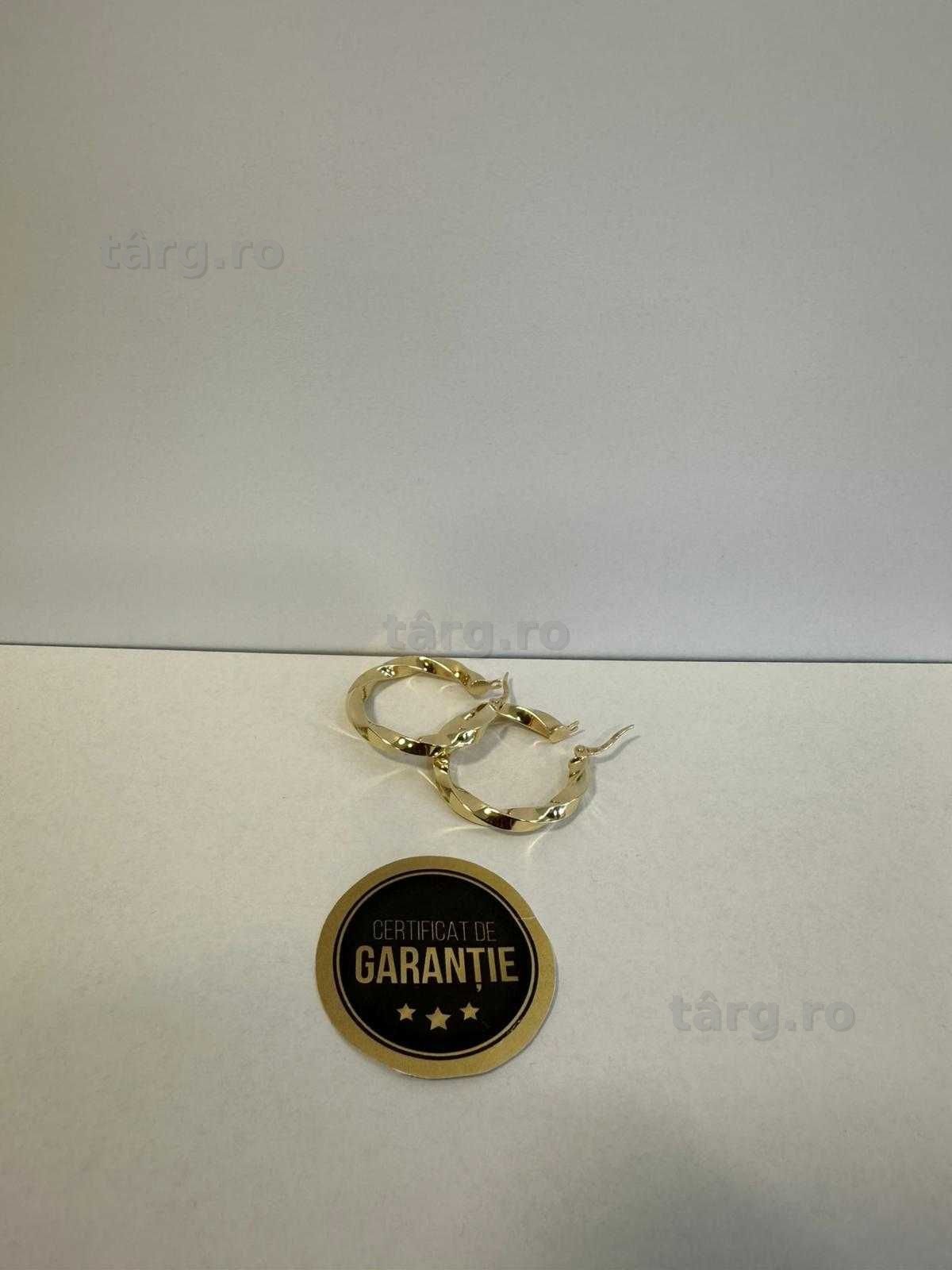 Cercei Aur 14k 3.05g (ECA 39 / B.18519.1)-Garantie 2 ani! 2