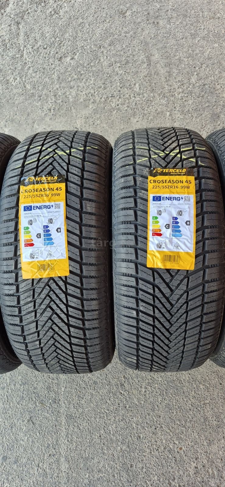 4 anvelope M+S noi Tercelo 225/55/16,dot 2025.Pretul este pe bucata. 2