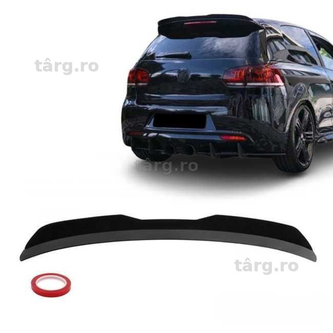 Eleron Prelungire Lip Haion Volkswagen VW Golf 6 VI 08-13 Negru Lucios