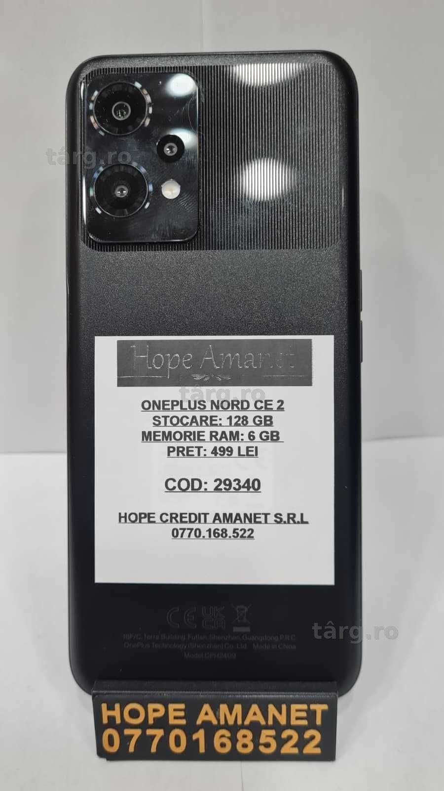 Hope Amanet P1/ONEPLUS NORD CE2 128GB/6GB RAM #29340 2