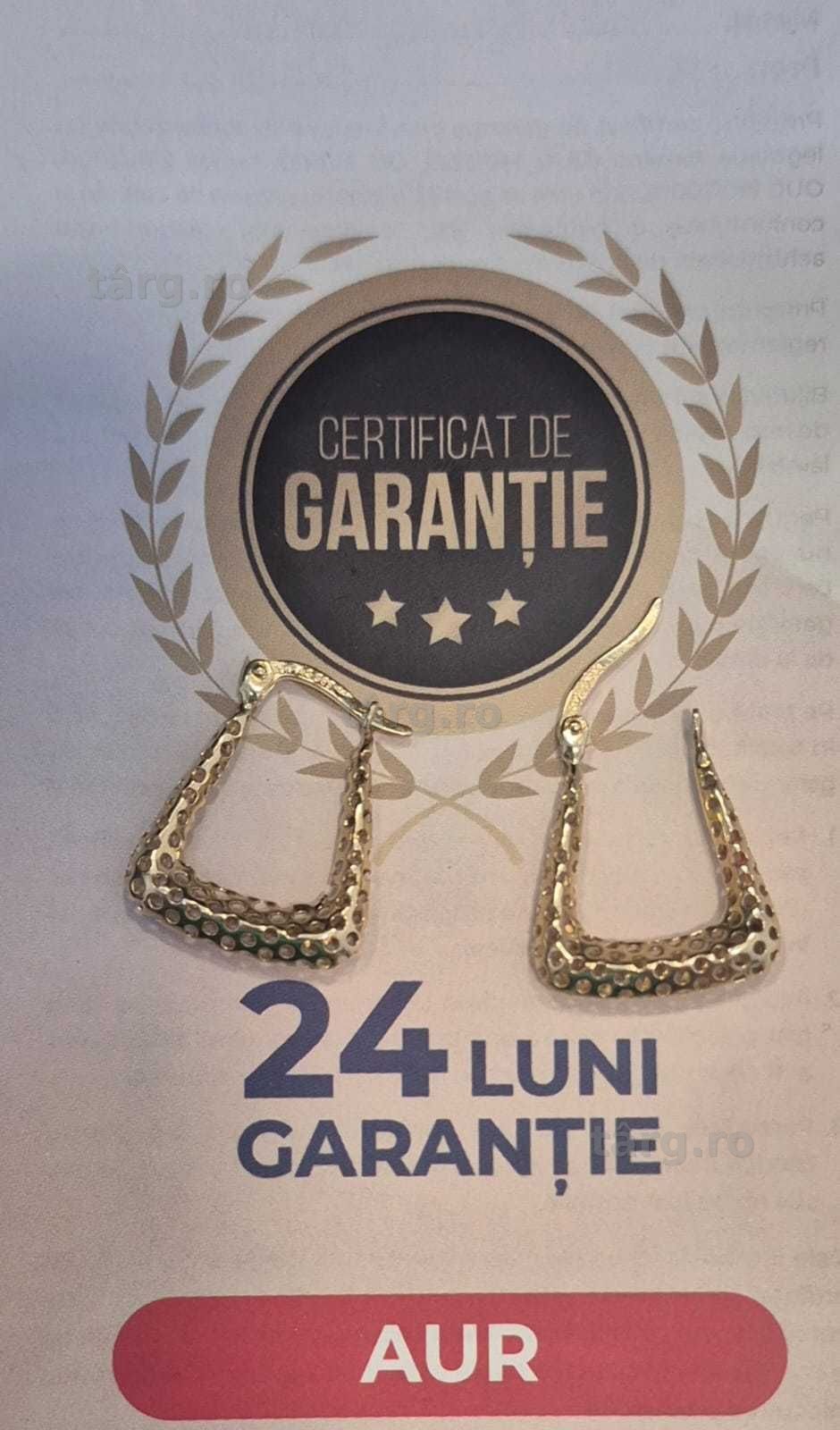 Cercei din aur (AG32 B28669.1) 2 ANI GARANTIE! 2