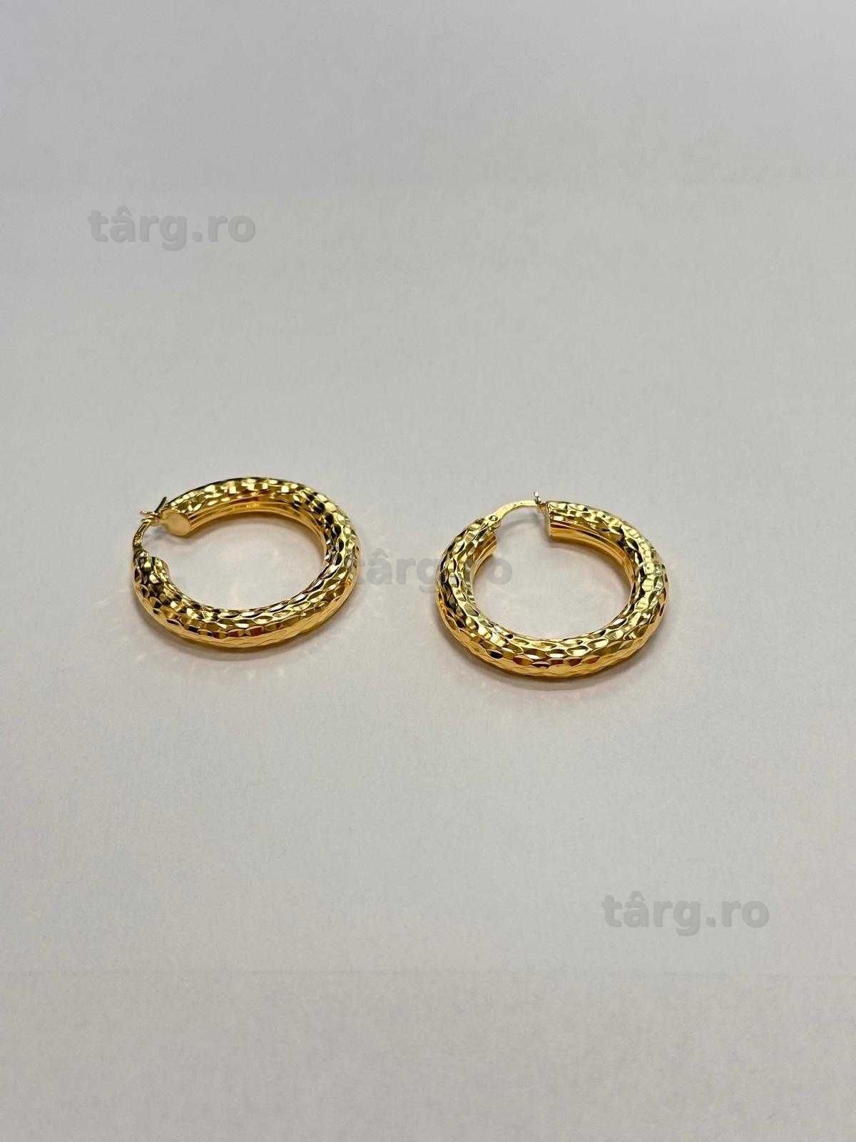 Cercei aur  18K 8.20g (AG13 b55528) Garantie 2 ani!