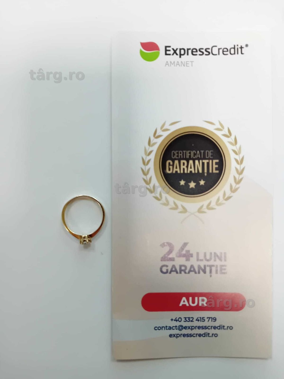 (AG33) Inel Aur 14K / Garantie 2 Ani. 3