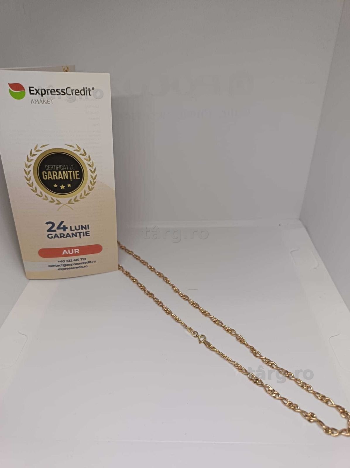 Lant Aur 14K 13.77g (Ag4 Dacia B.51927.1) Garantie 2 ani