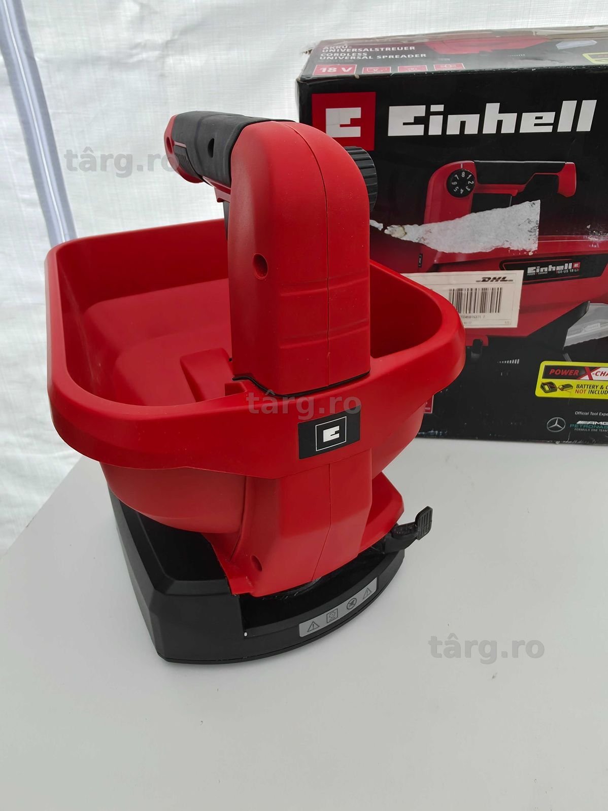 Dispozitiv de imprastiere seminte/ingrasamant/etc Einhell PXC GE-US 18 Li-Solo, 18 V, 2