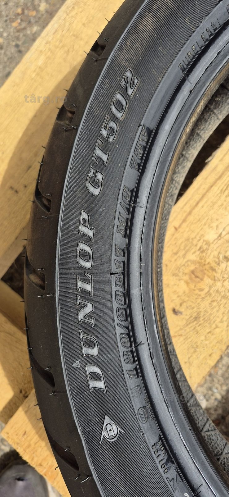 O anvelopa moto spate noua Dunlop GT502,180/60/B17,dot 2018. 3