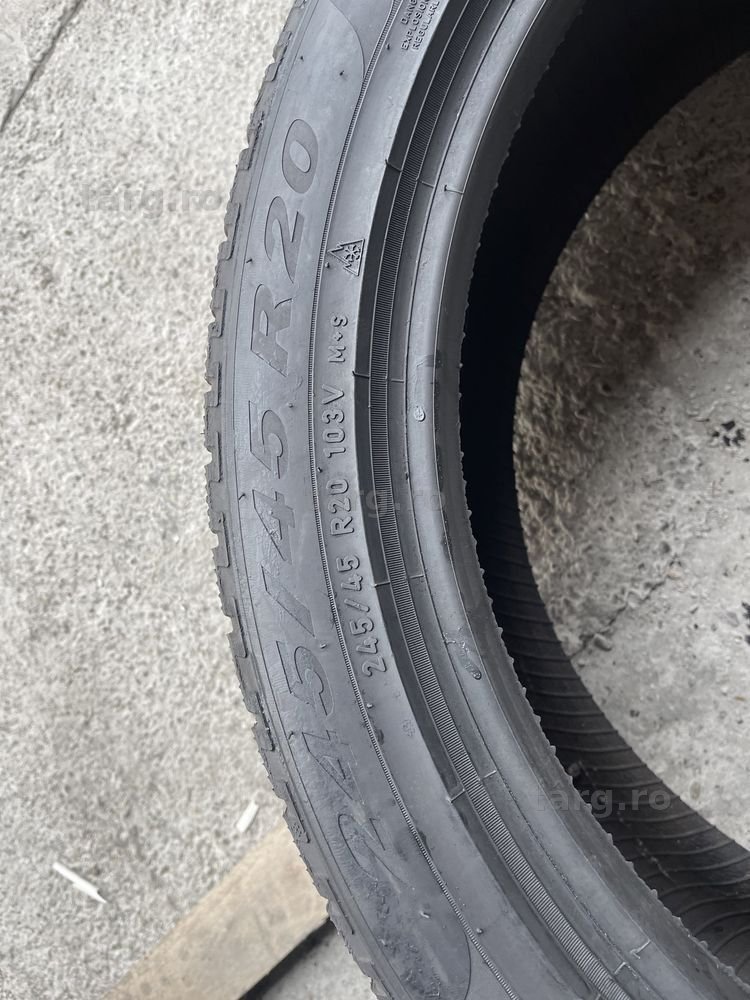 4 anvelope de iarna 245/45/20 pirelli 7