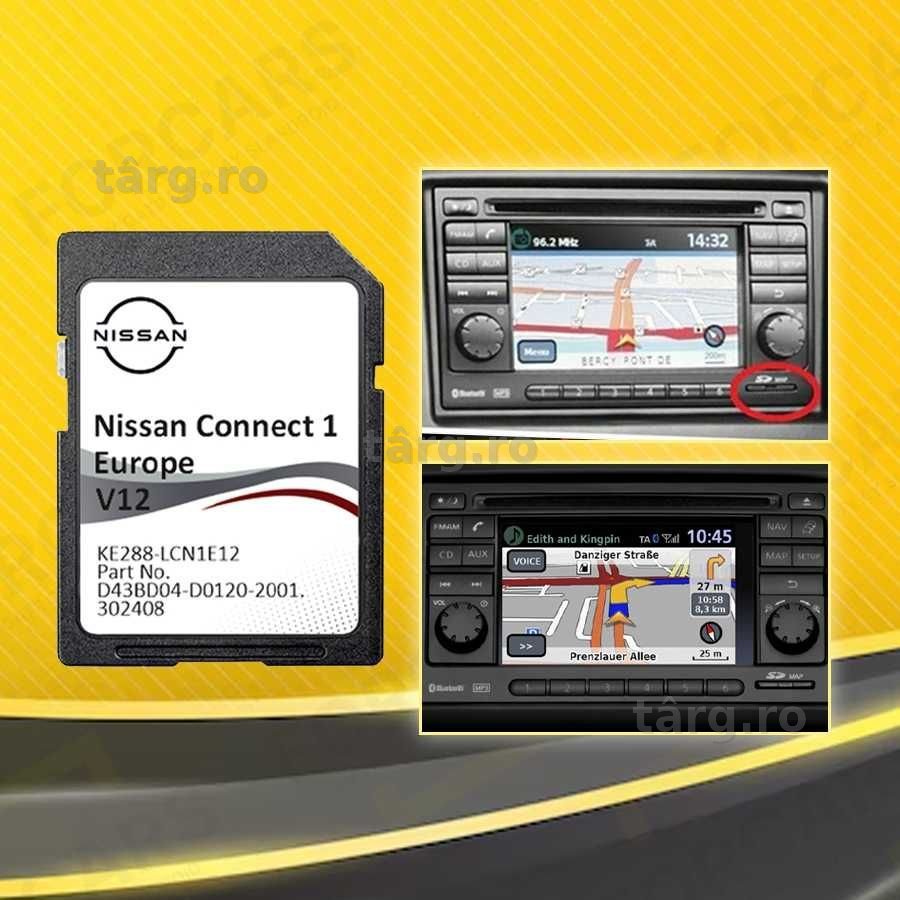 SD Card navigație Nissan Connect 1 (LCN1) pentru Nissan Qashqai Cube Juke Micra Note