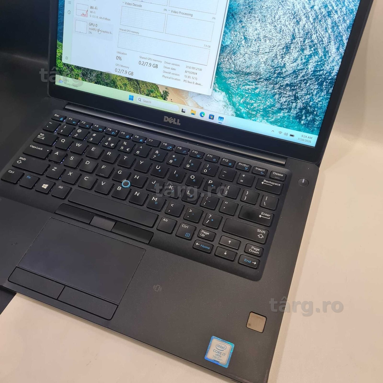 HOPE AMANET P8 Laptop  Dell Latitude  7480  i7 7600 16 GB Ram 512 SSD Intel UHD Graphics 3