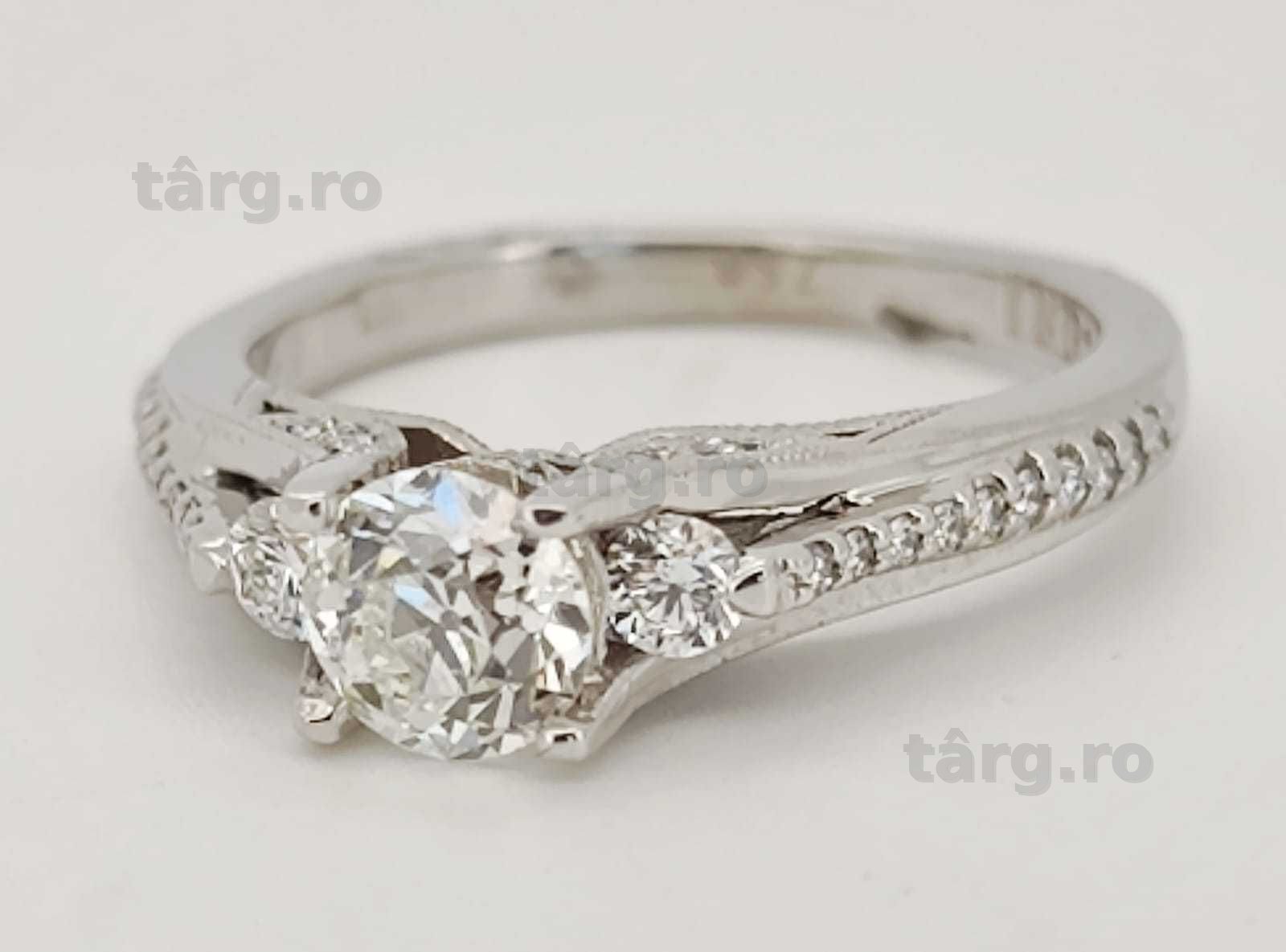 Inel 18k diamante naturale Tacori 1.07ct