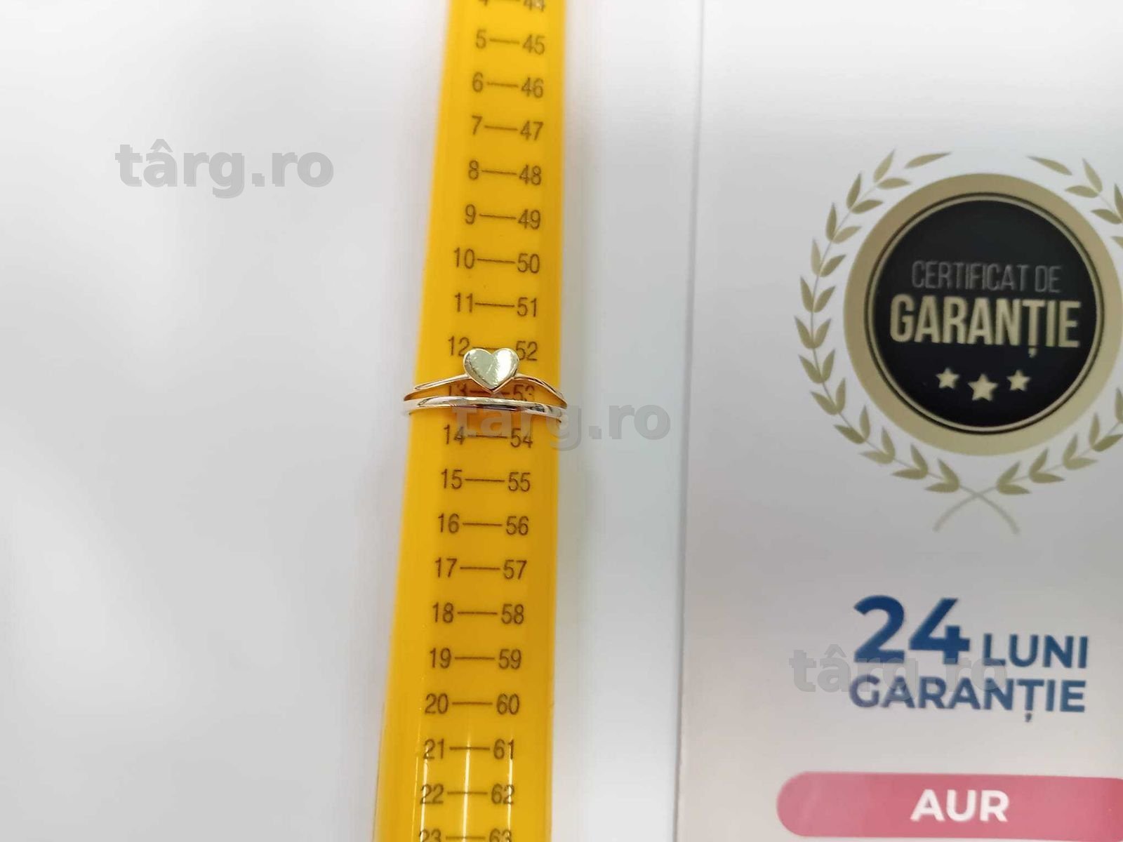 (Ag33) Inel Aur 14K/Garantie 2 ani 2