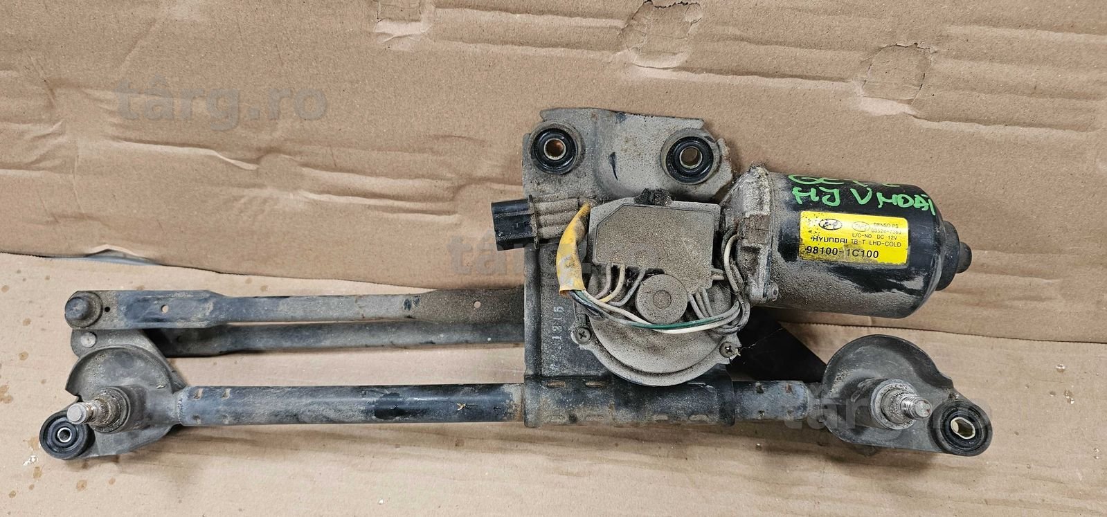 Ansamblu stergatoare cu motoras Hyundai Getz 2002 - 2007